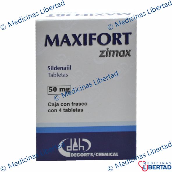MAXIFORT ZIMAX 50MG - Tabletas - c/4 | Medicinas Libertad