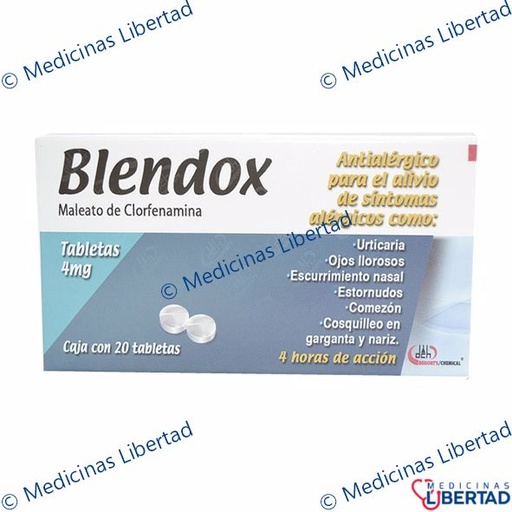 [7501825300137] BLENDOX - TABLETAS - C/20