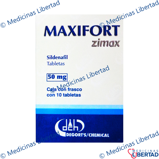 [7501825302704] MAXIFORT ZIMAX 50MG - Tabletas - c/10