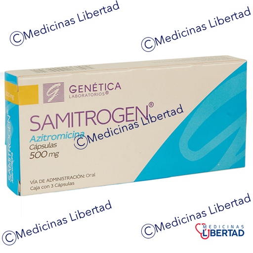 [7501842900341] SAMITROGEN 500 MG Capsulas C/3