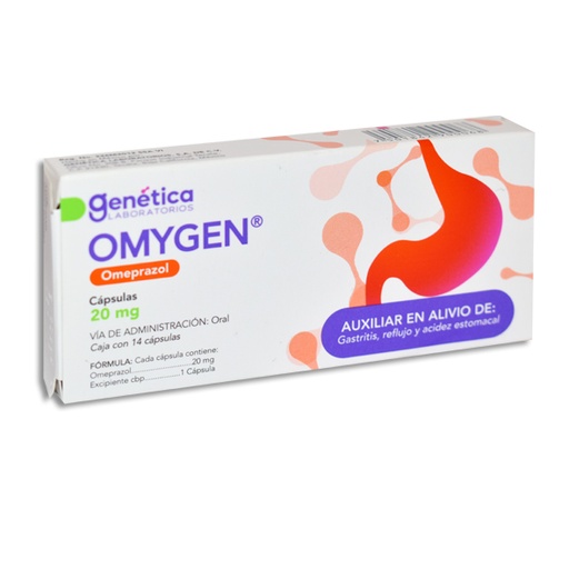 [7501842900068] OMYGEN 20MG CAP C/14