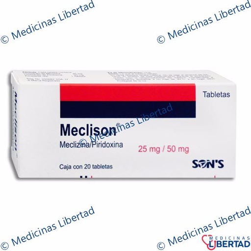 [7502001162525] MECLISON TABLETAS  C/20