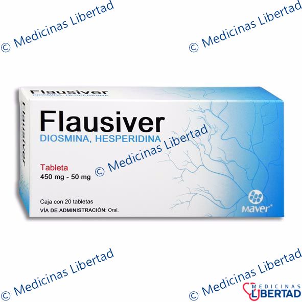 FLAUSIVER TABLETAS C/20 | Medicinas Libertad