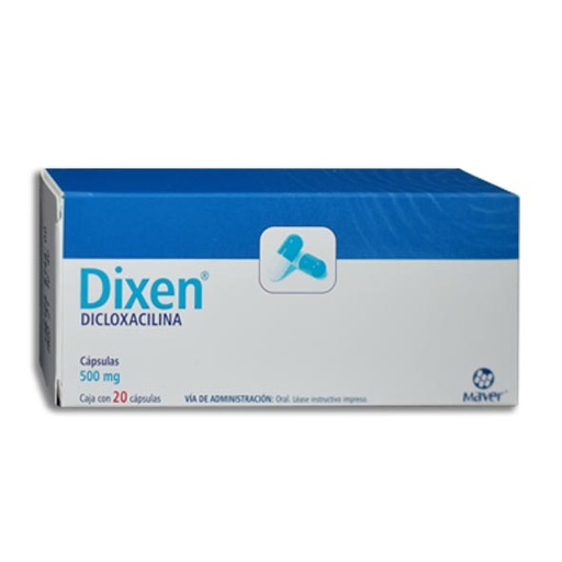 [7502009747229] DIXEN (DICLOXACILINA) 500MG CAPSULAS C/20