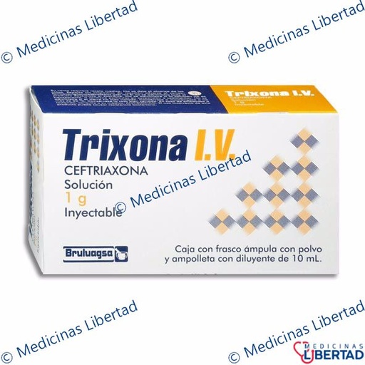 [7502208891198] TRIXONA INYECTABLE 1GR IV - Solucion Inyectable - c/1