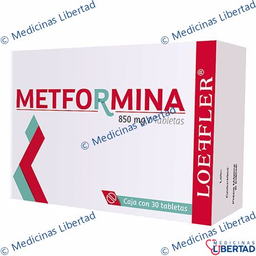 [7502211789352] METFORMINA 850 MG LOEFFLER TABLETAS C/30