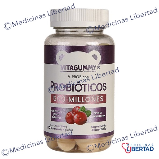 [7502268851163] GOMITAS PROBIOTICOS C/60 VITAGUMMY