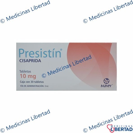 [7503000422191] PRESISTIN TABLETAS 10 MG C/30