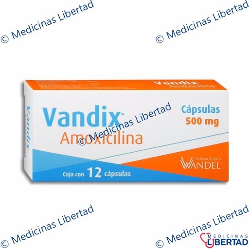 [7503001007052]  VANDIX 500MG Capsulas c/12