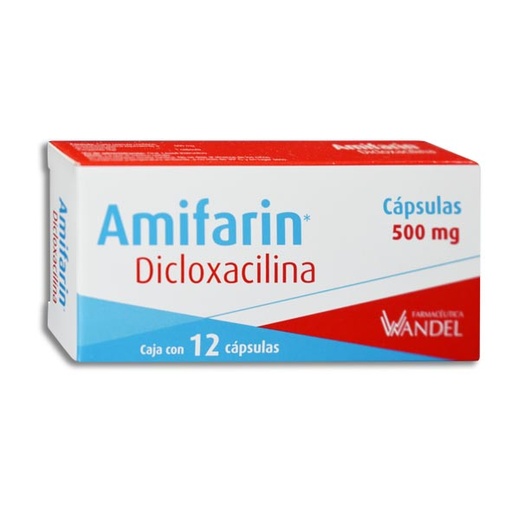[7503001007106]  AMIFARIN 500MG Capsulas c/12