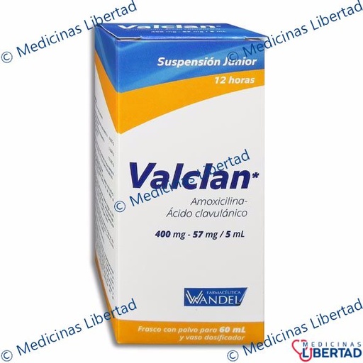 [7503001007182] VALCLAN JR 12H 400MG/57 MG5ML 60ml.