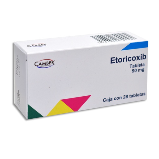 [7506442700582] ETORICOXIB 90MG C/28 TABLETAS CAMBER