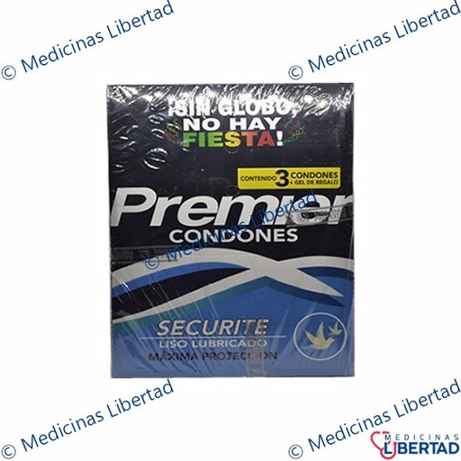 [7713045188789] PRESERVATIVO PREMIER SECURITE (AZUL) Caja c/12