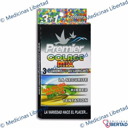 [7713045188819] PRESERVATIVO PREMIER COLAGE MIX CAJA c/12