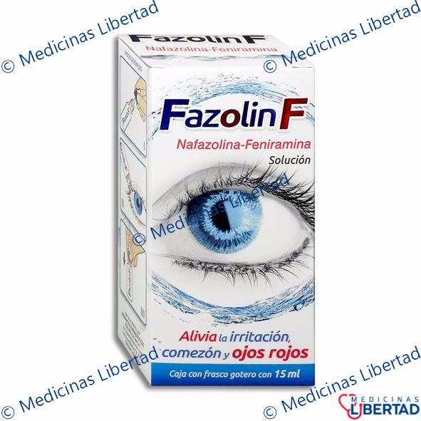 FAZOLIN F Solucion Oftalmica 15 ml | Medicinas Libertad