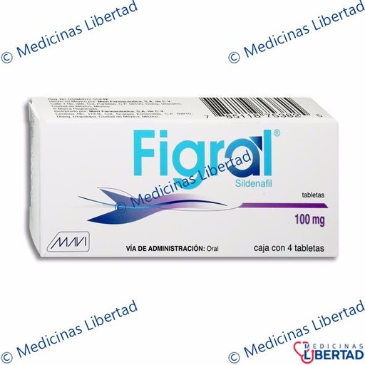 [785118753825] FIGRAL 100MG Tabletas c/4