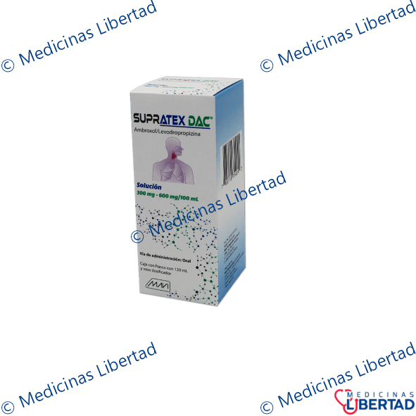 SUPRATEX DAC ( Ambroxol / Levodropropizina ) SOL 120 ML | Medicinas ...