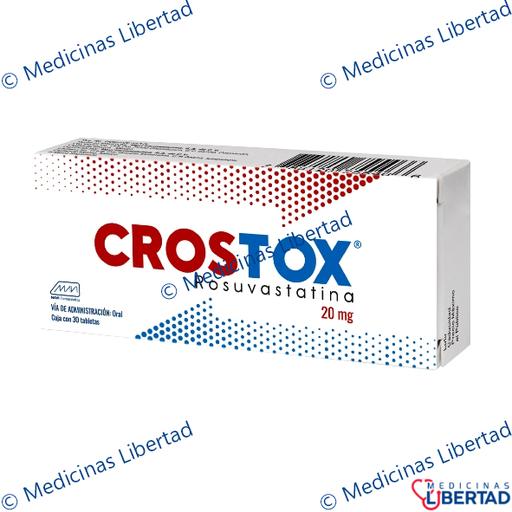 [785120755466] CROSTOX (ROSUVASTATINA) 20MG C/30 TAB