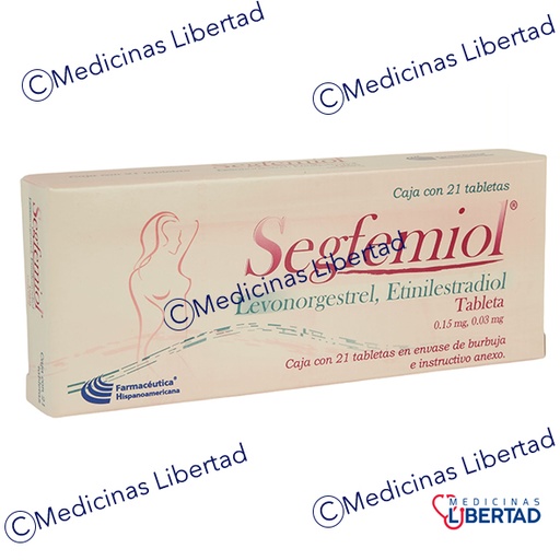 [7502213040987] SEGFEMIOL GRAGEAS C/21
