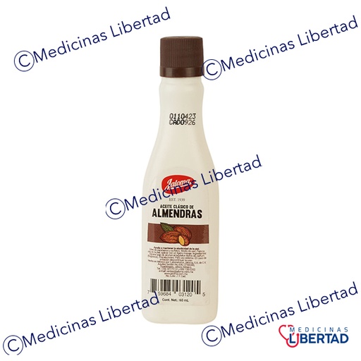 [759684031205] ACEITE DE ALMENDRAS JALOMA FRASCO  60 ML