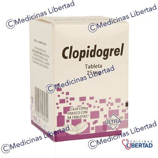 [7502216797079] CLOPIDOGREL ULTRA 75 MG C/14 
