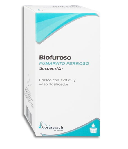 [7501563381740] BIOFUROSO (FUMARATO FERROSO) SUS. 120 ML.