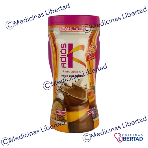 [7502280810612] SUPRA ADIOS K SHAKE CHOCOLATE 500 GR 
