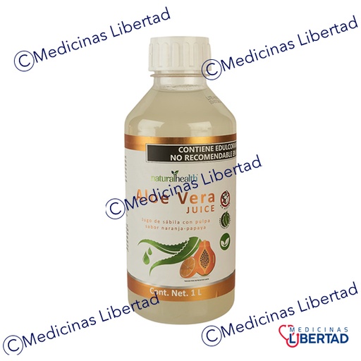 [7501853800906] JUGO DE ALOE VERA SABOR NARANJA PAPAYA 1L