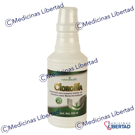 [7501853800852] CLOROFILA LIQUIDA NATURAL HEALTH 500 ML