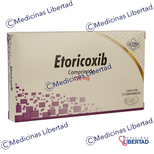 [7502216807464] ETORICOXIB 120 MG ULTRA C/7 COMPRIMIDOS 