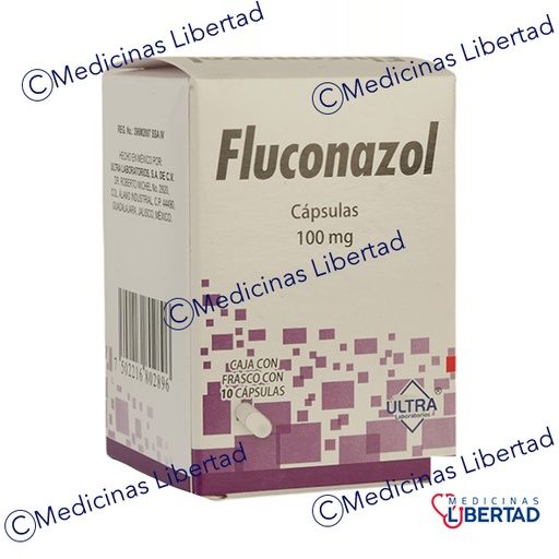 [7502216802896] FLUCONAZOL 100 MG C/10 CAPSULAS ULTRA