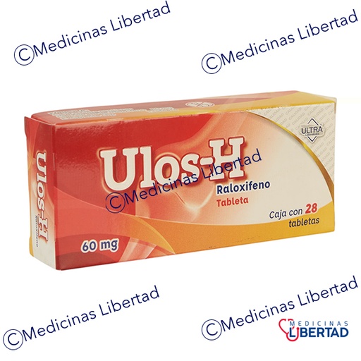 [7502216808508] ULOS-H RALOXIFENO 60 MG C/28 TABLETAS 