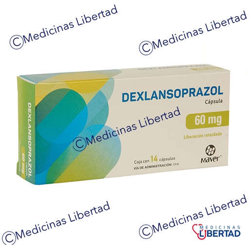 [7502009749384] DEXLANSOPRAZOL 60 MG C/14 CAPSULAS MAVER