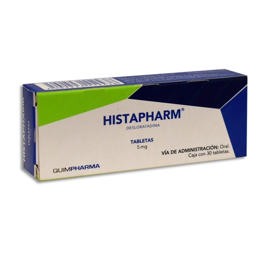 [7502223112438] HISTAPHARM  (Desloratadina 5 mg) TAB C/30 