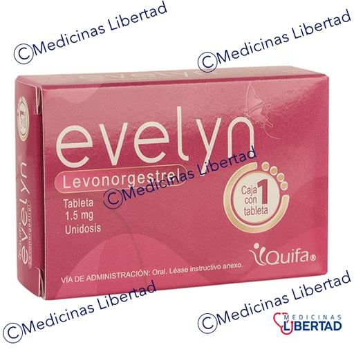 [7501109762798] EVELYN ( LEVONORGESTREL 1.5 MG ) C/1 TABLETA 