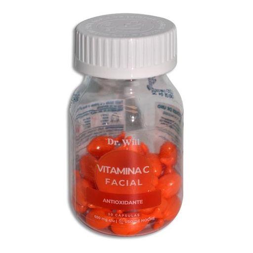 [7502299970741] VITAMINA C FACIAL DR WILL C/30 CAPSULAS BLANDAS 