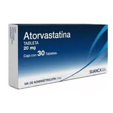 [7503028771622] ATORVASTATINA 20 MG SUANCA C/30 TABLETAS