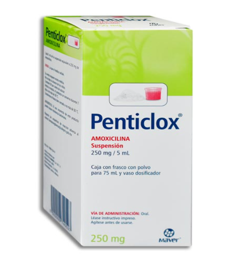 [7502009740527] PENTICLOX SUSPENSIÓN  250MG  75 ML