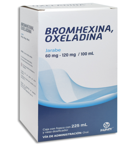 [7502009749698] BROMHEXINA/ OXELADINA JARABE 225 ML MAVER 