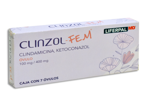 [7501836003638] CLINZOL-FEM (CLINDAMICINA/KETOCONAZOL) C/7 OVULOS 