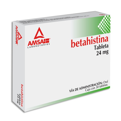 [7501349029965] BETAHISTINA 24 MG AMSA C/30 TABLETAS 