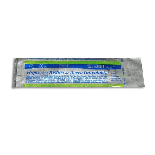 [7506022304551] HOJA PARA BISTURI SENSIMEDICAL N22 