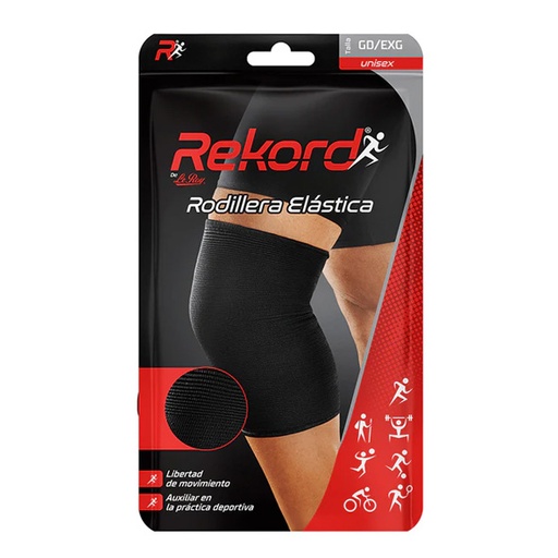 [729514000657] RODILLERA ELASTICA GRANDE/XL REKORD BOLSA PIEZA