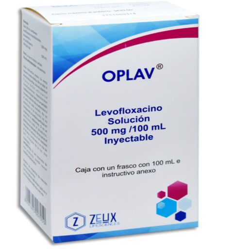 [8907695007050] OPLAV (LEVOFLOXACINO) 500 MG INYECTABLE 100 ML