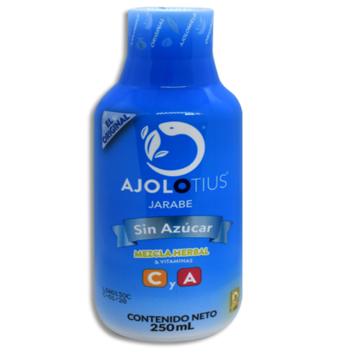 [7500462746612] AJOLOTIUS SIN AZUCAR Jarabe 250 ml