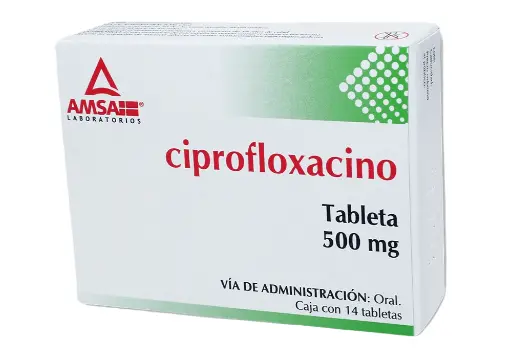 [7501349021532] CIPROFLOXACINO 500MG AMSA TABLETAS C/14