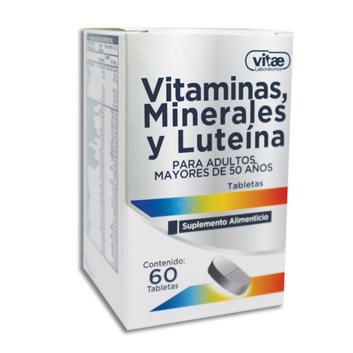 [7501478316295] VITAMINAS, MINERALES Y LUTEINA VITAE Tabletas c/60