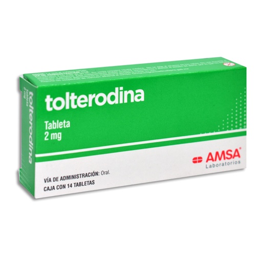 [7501349023529]  TOLTERODINA AMSA Tabletas c/14