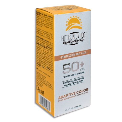 [7502253602367]  PROTECTOR SOLAR FOTOSUN UV 100 FACIAL ADAPTIVE COLOR Crema 60 ml