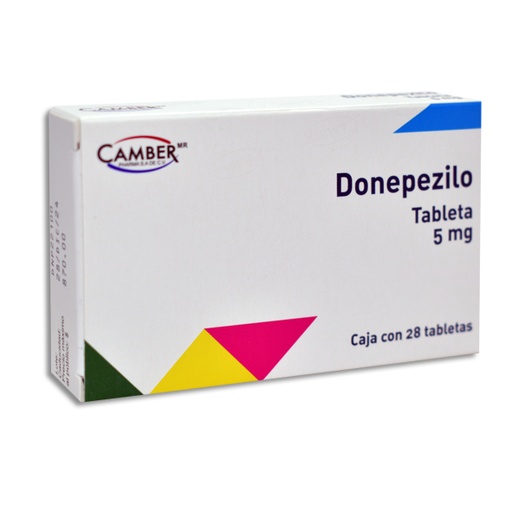 [7506442701817] DONEPEZILO 5MG CAMBER Tabletas c/28